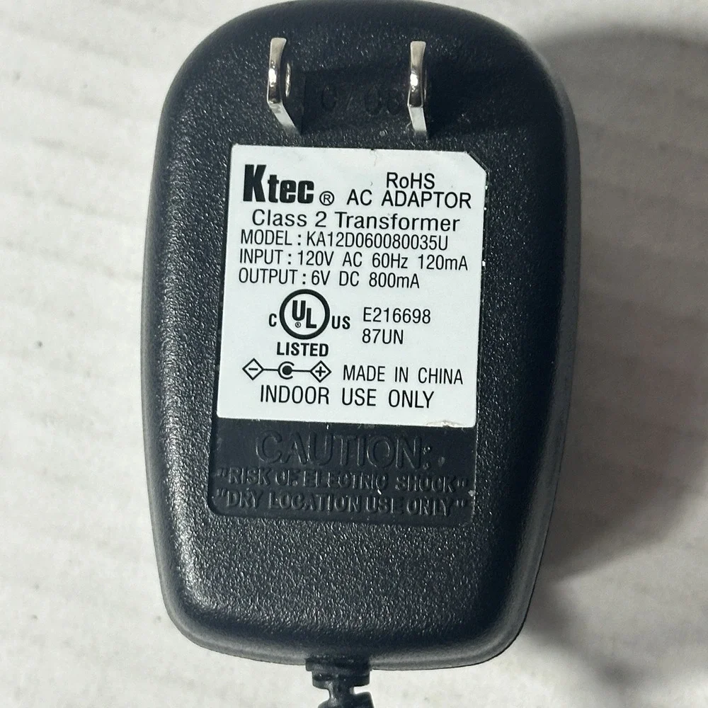 Mr. Christmas Half Pipe Power‎ Adapter OEM Replacement Charger Tested Works